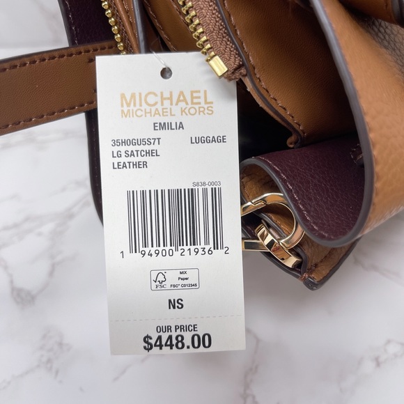 Michael Kors Emilia Large Satchel - Picture 7 of 9